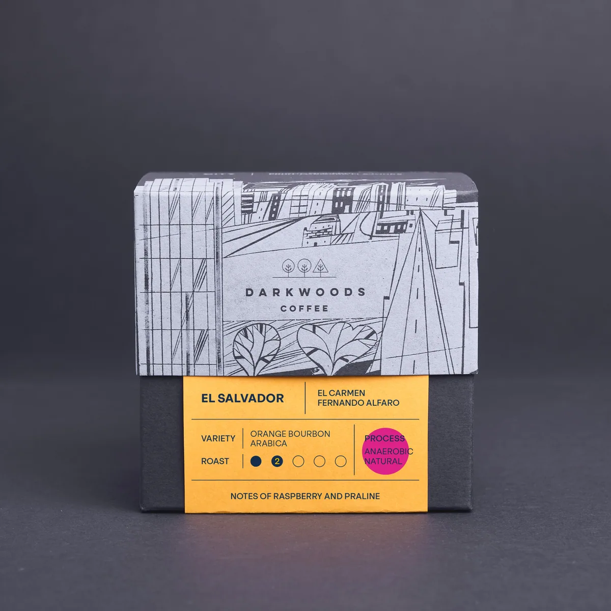 el salvador el carmen (anaerobic natural) coffee by dark woods coffee ltd