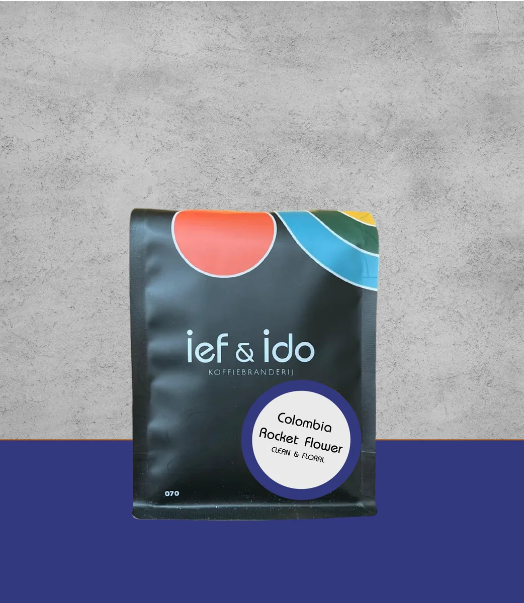 colombia rocket flower coffee by ief&ido coffee roasting shop/bar