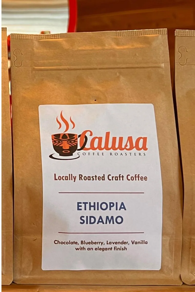 ethiopia sidamo coffee by calusa coffee roasters