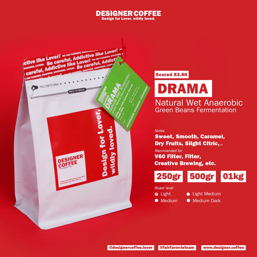 drama coffee by designer coffee - specialty vietnamese cà phê