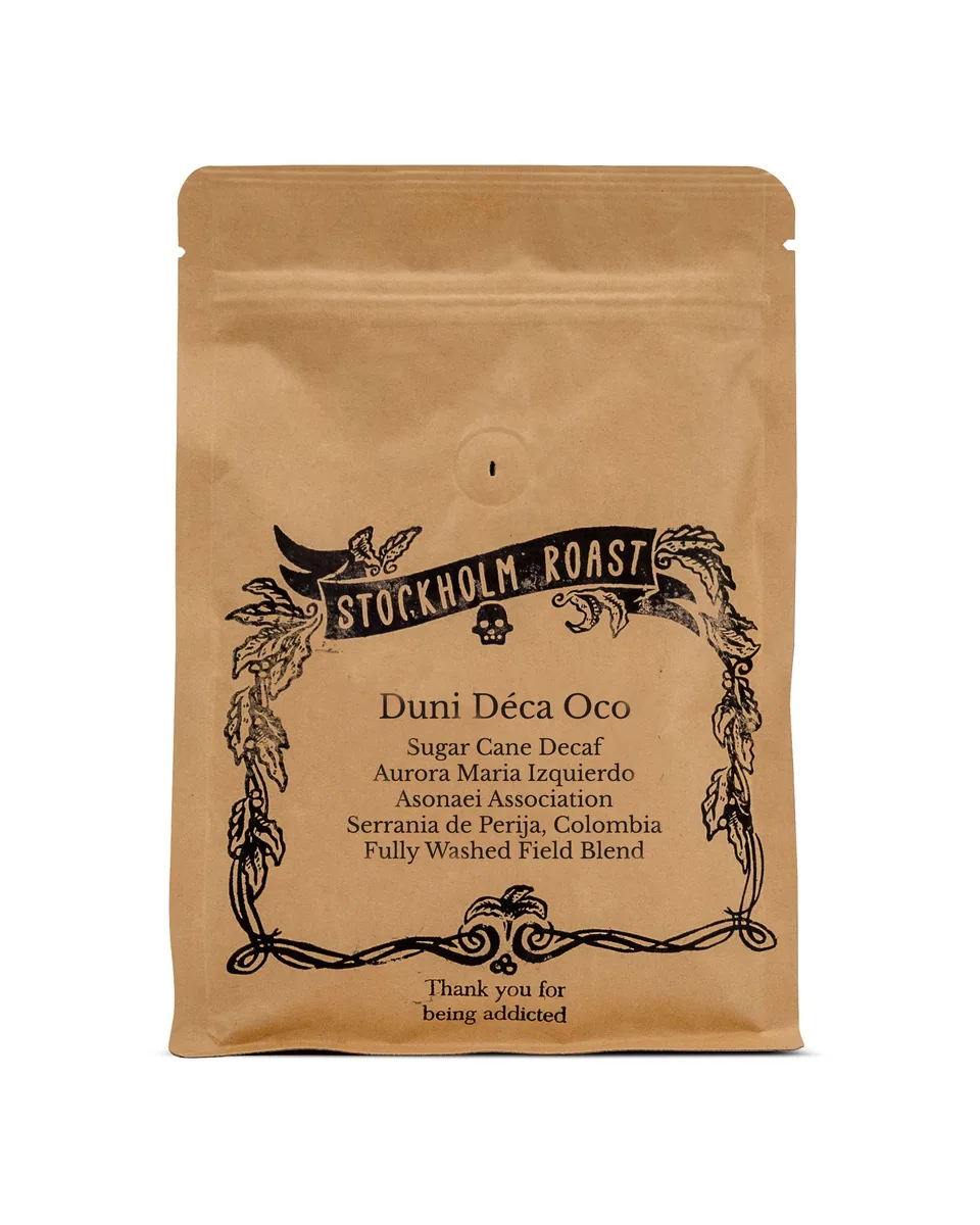 duni deca decaf colombia coffee by stockholm roast