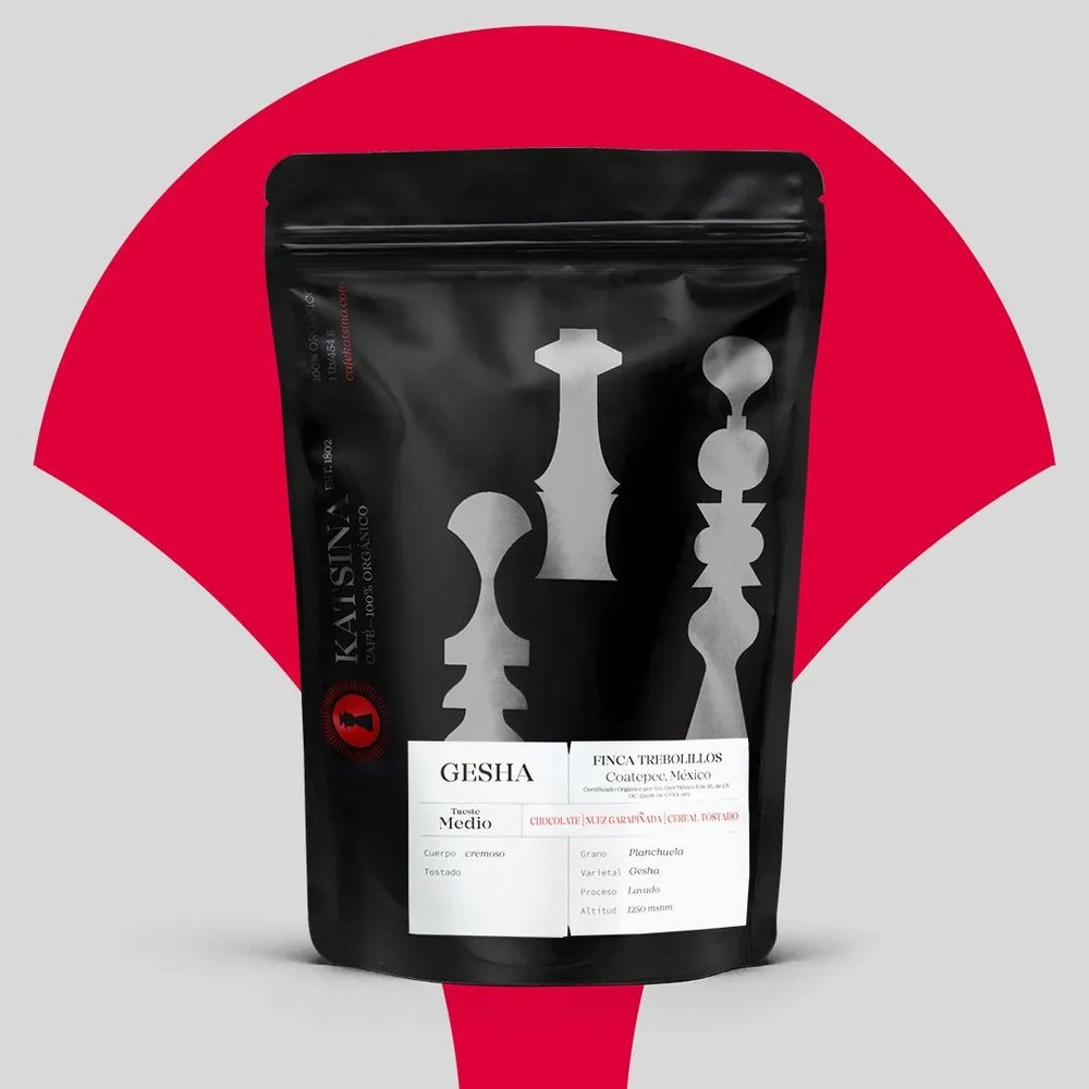 ganador taza de excelencia mexico 2025 café orgánico - gesha tueste medio 1 lb (454 gr.) - mexico coffee by cafe katsina | el desastre bookstore