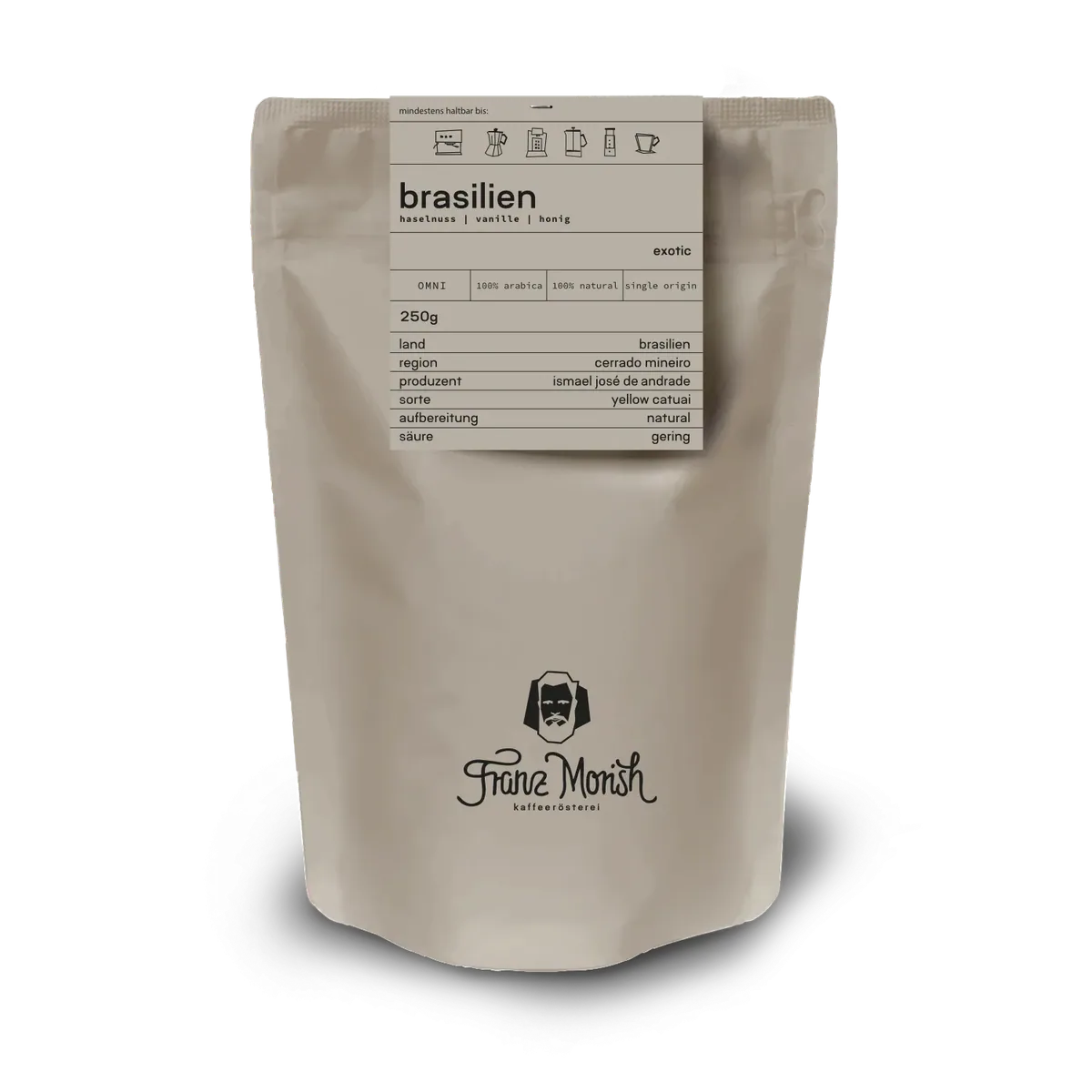 brasilien exotic - omni roast - brazil coffee by franz morish coffee roastery