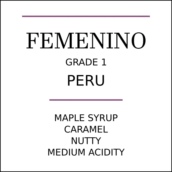 peru cafe femenino medium roast coffee by pebble and pine coffee