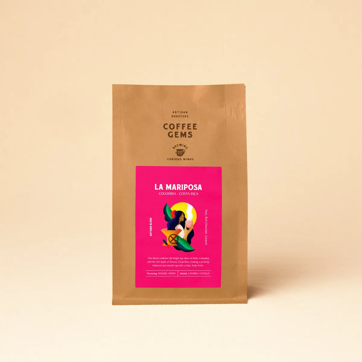 la mariposa - blend coffee by coffee gems artisan roasters & coffee shop