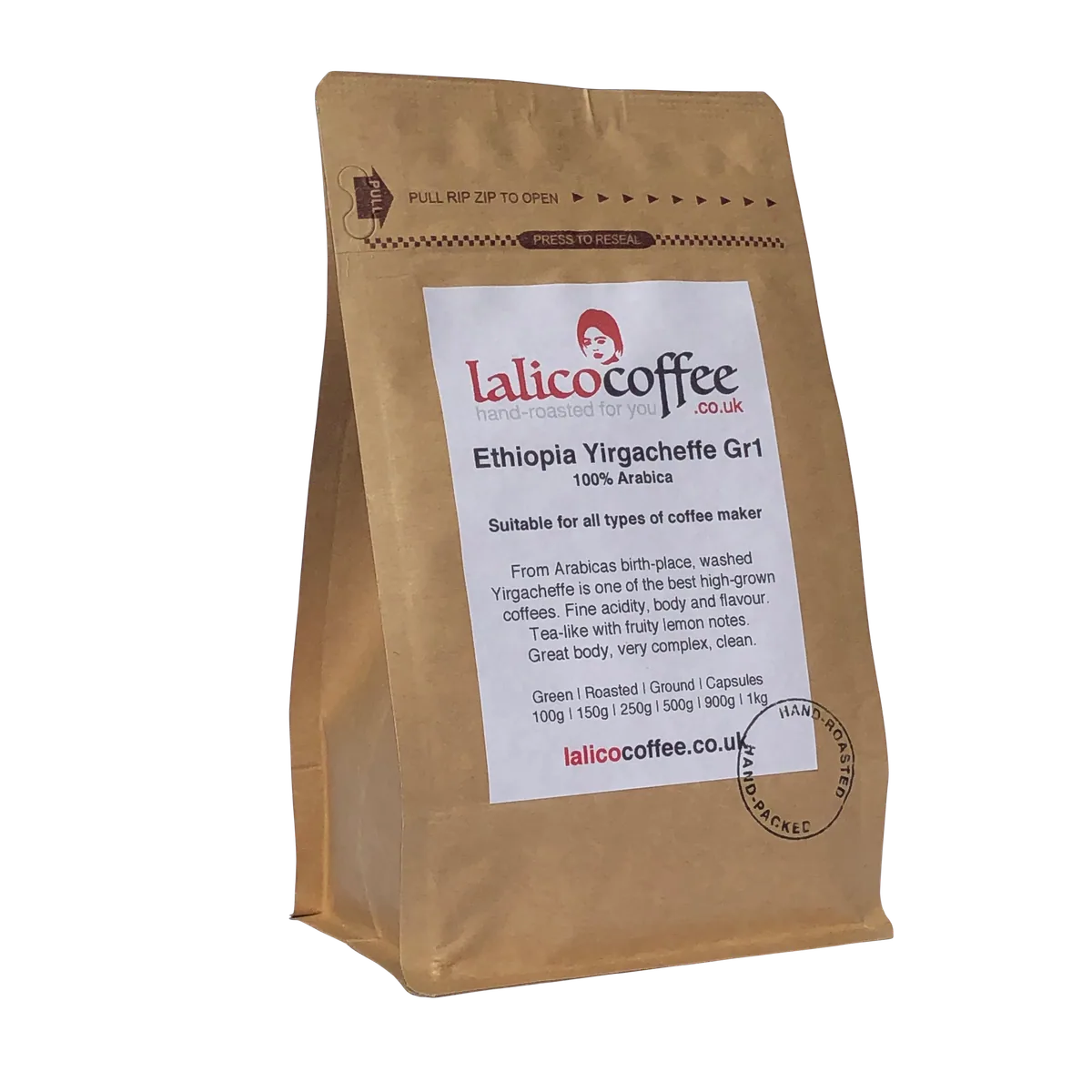 ethiopia yirgacheffe washed coffee by lalico coffee
