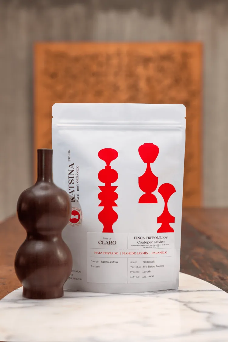café orgánico - tueste claro 1lb (454 gr.) - mexico coffee by cafe katsina | el desastre bookstore