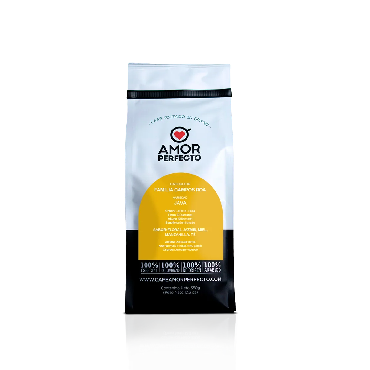 café campos roa java semi lavado 350 gr - indonesia coffee by amor perfecto