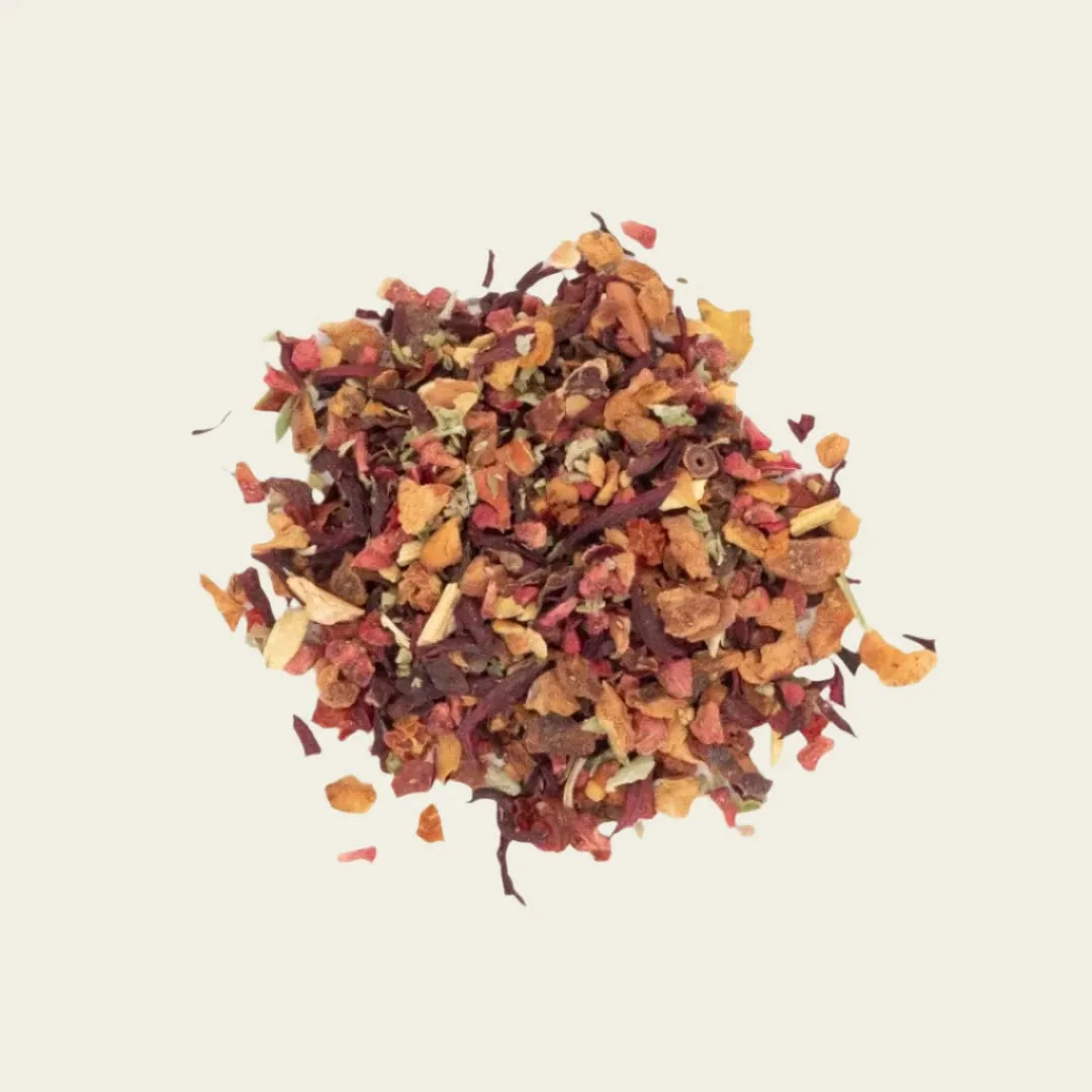 xo tea - red rose petals tea certified organic 250g coffee by offshoot coffee