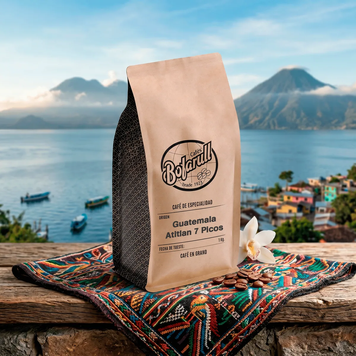 café guatemala atitlan 7 picos 1kg. coffee by cafès bofarull - café de especialidad