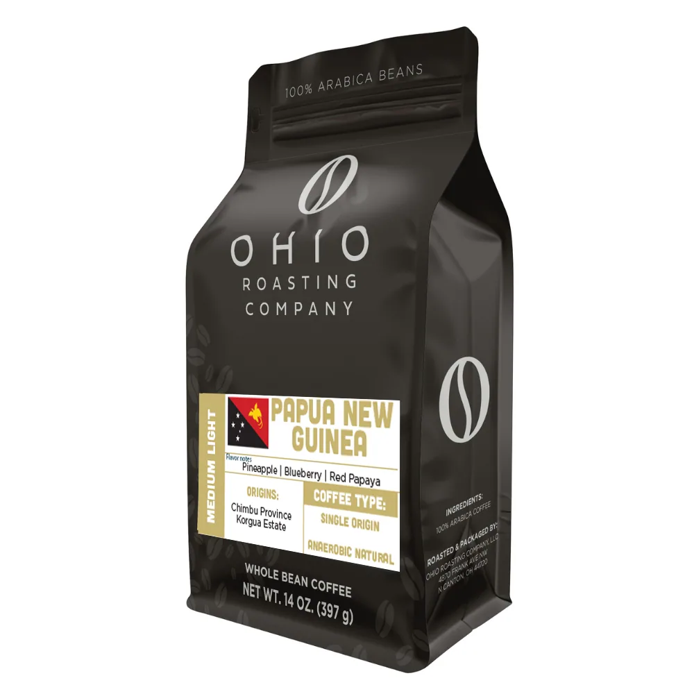 papa new guinea coffee by ohio roasting company