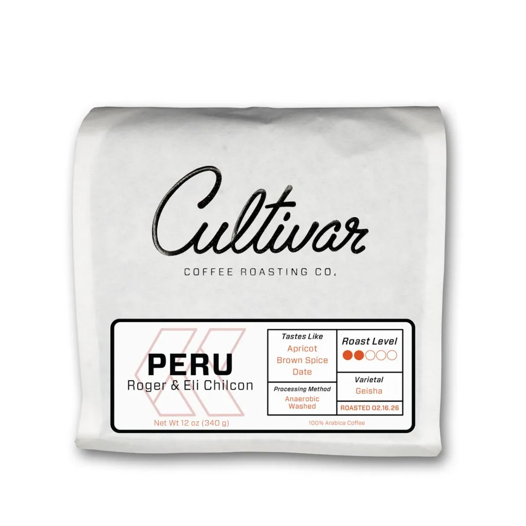 peru roger & eli chilcon coffee by cultivar coffee roasting co.