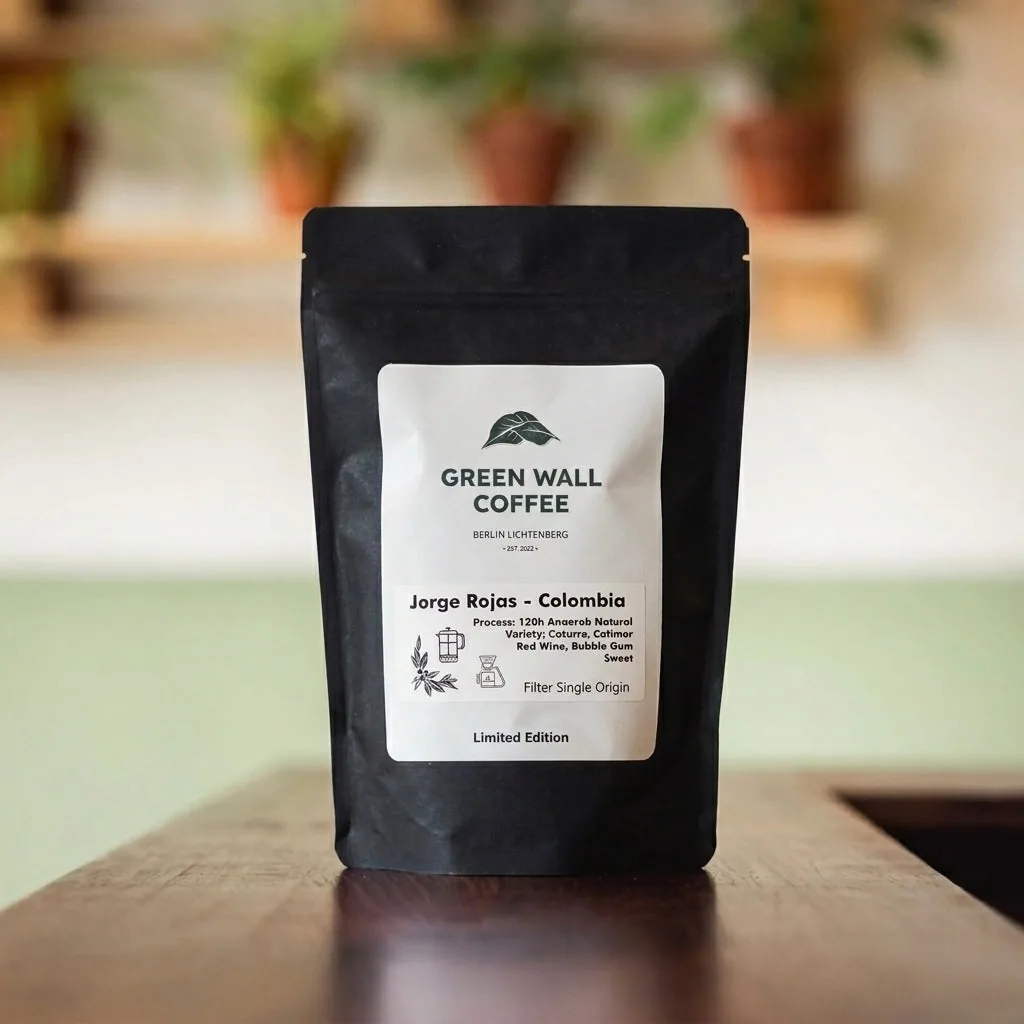 jorge rojas coffee by green wall coffee