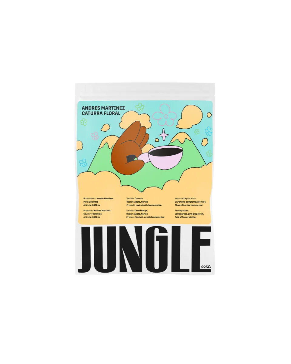 andres martinez - caturra floral coffee by jungle livraison café