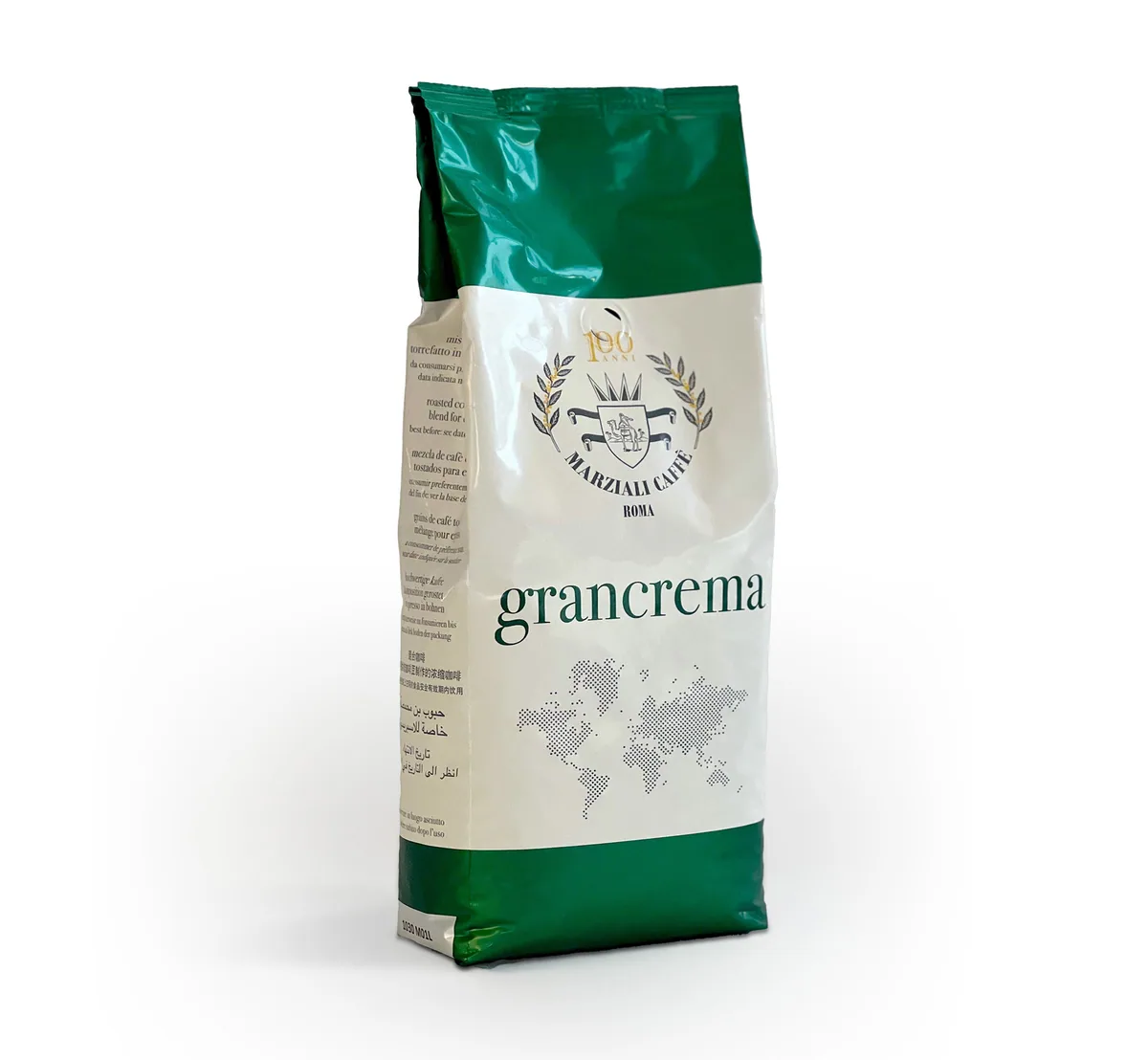 grancrema 1000g - india coffee by marziali leone caffè srl - torrefazione caffè dal 1922