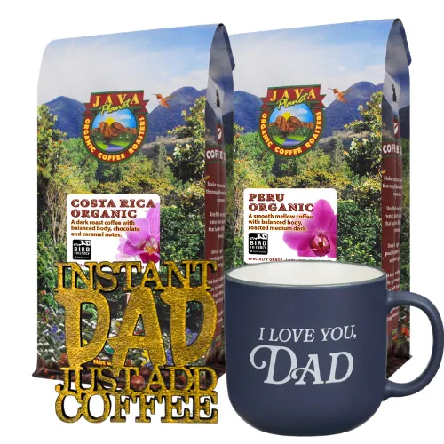 dad's morning escape coffee by java planet organic coffee roasters
