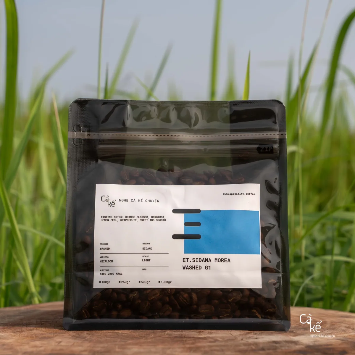 cà phê đặc sản et sidama morea washed - ethiopia coffee by cà kể specialty coffee