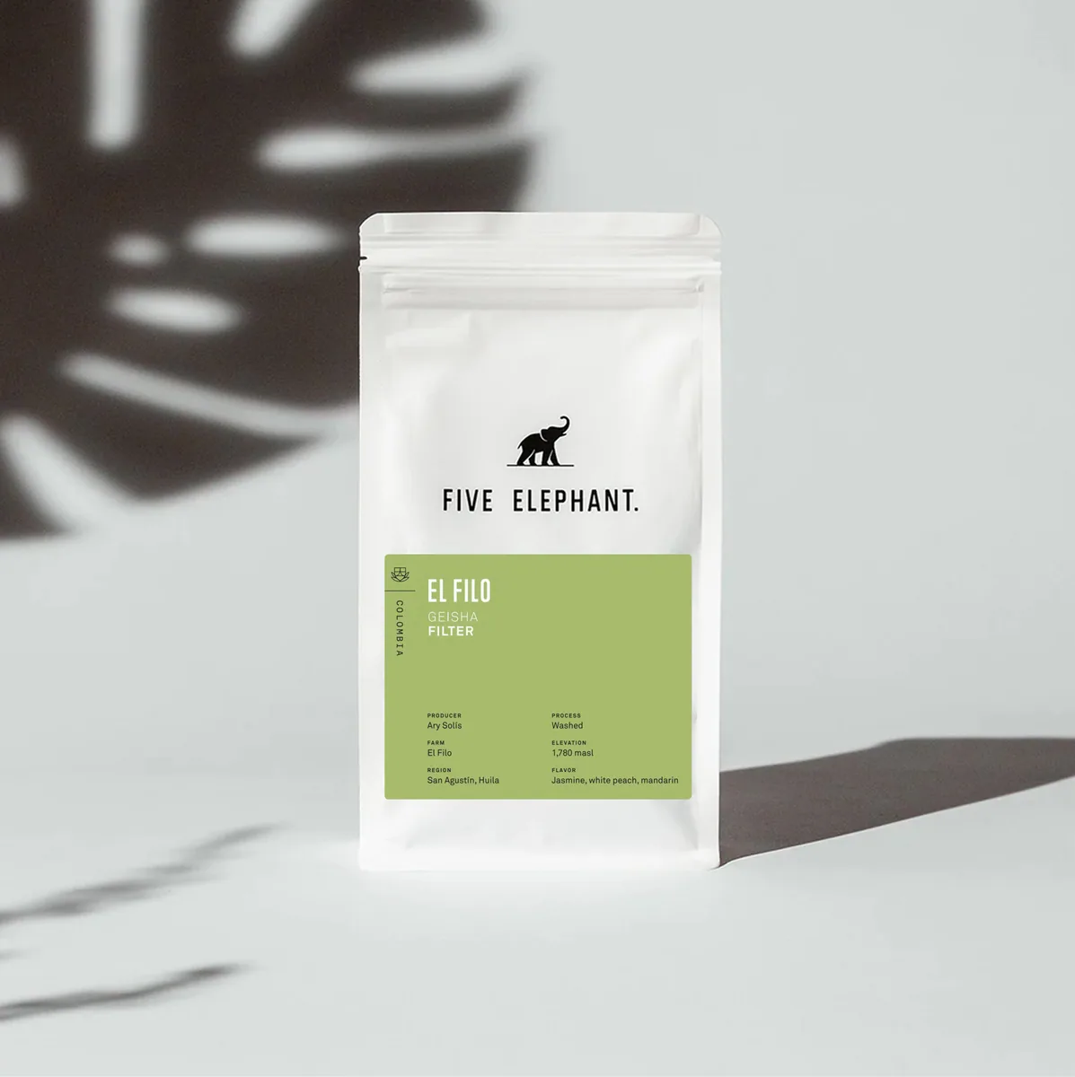 colombia el filo geisha – filter - colombia coffee by five elephant