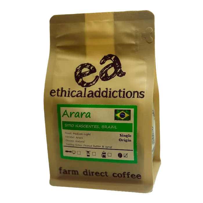 arara – brazil coffee by ethical addictions coffee roasters