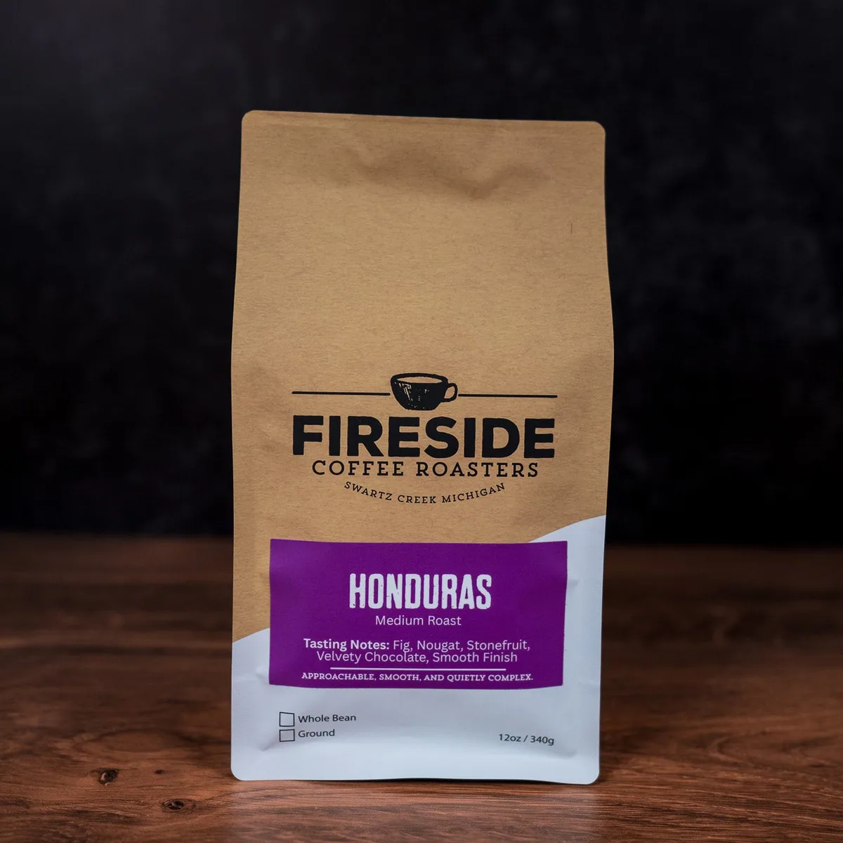honduras medium roast coffee by fireside coffee co