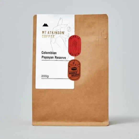 colombian popayan reserve - direct trade coffee by mt atkinson coffee