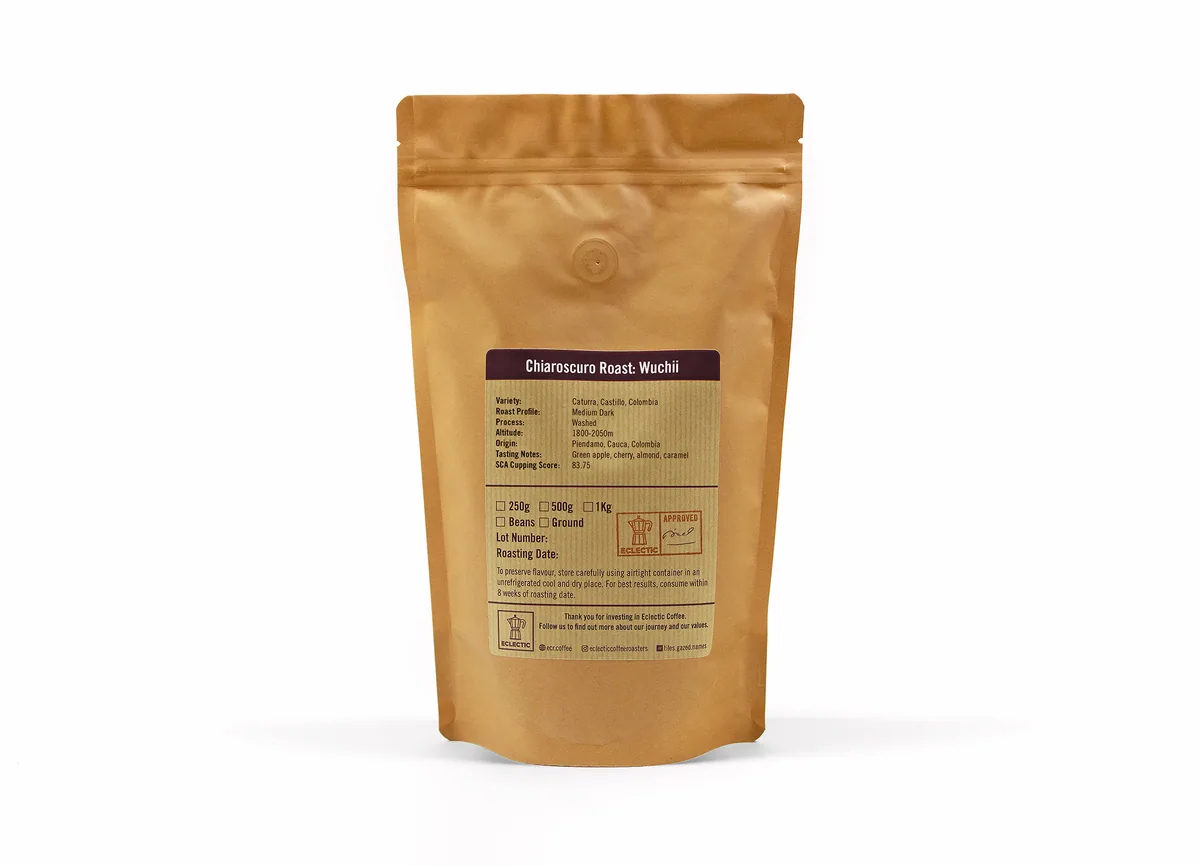 medium dark roast — chiaroscuro coffee by eclectic coffee roasters ltd