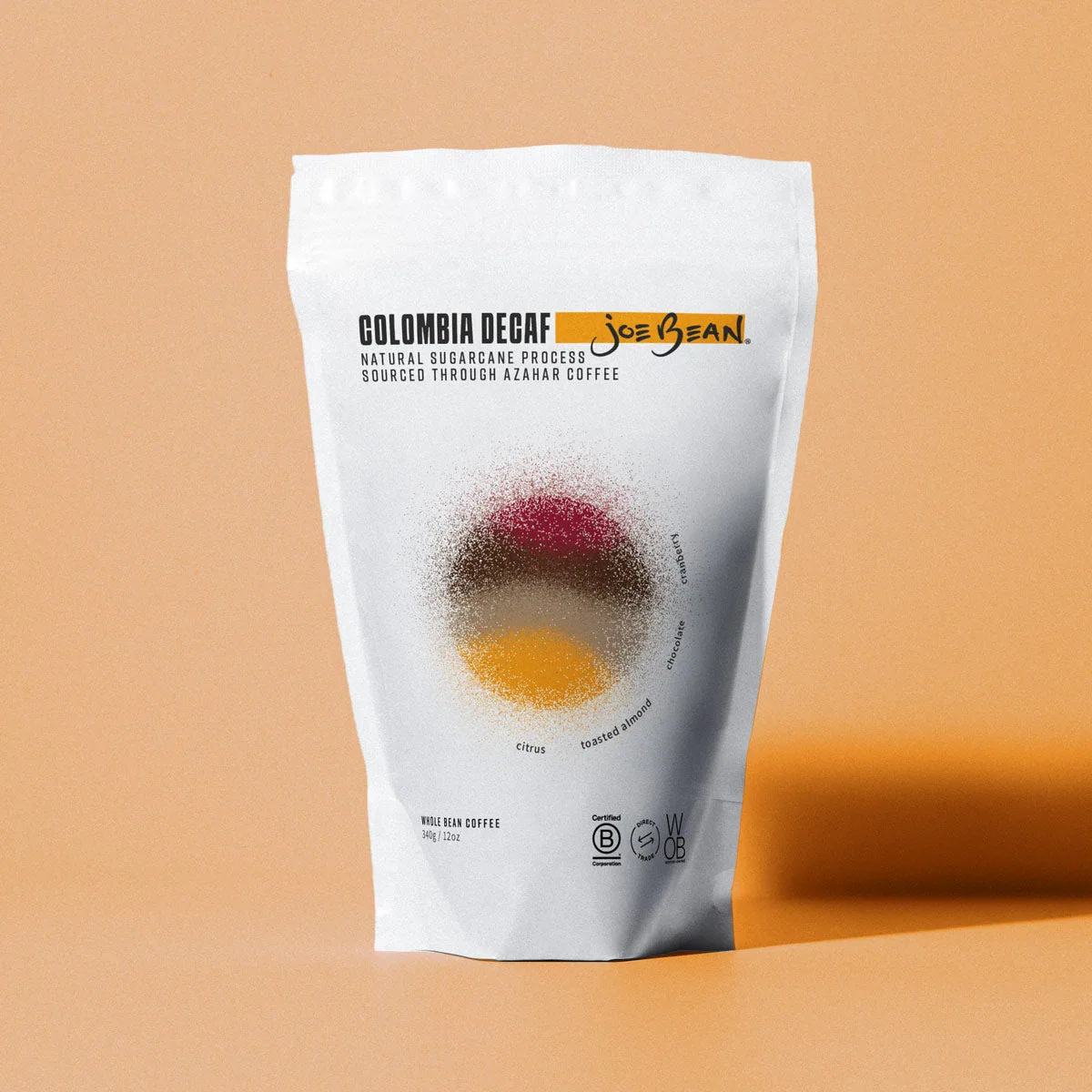 colombia azahar decaf coffee by joe bean roasters