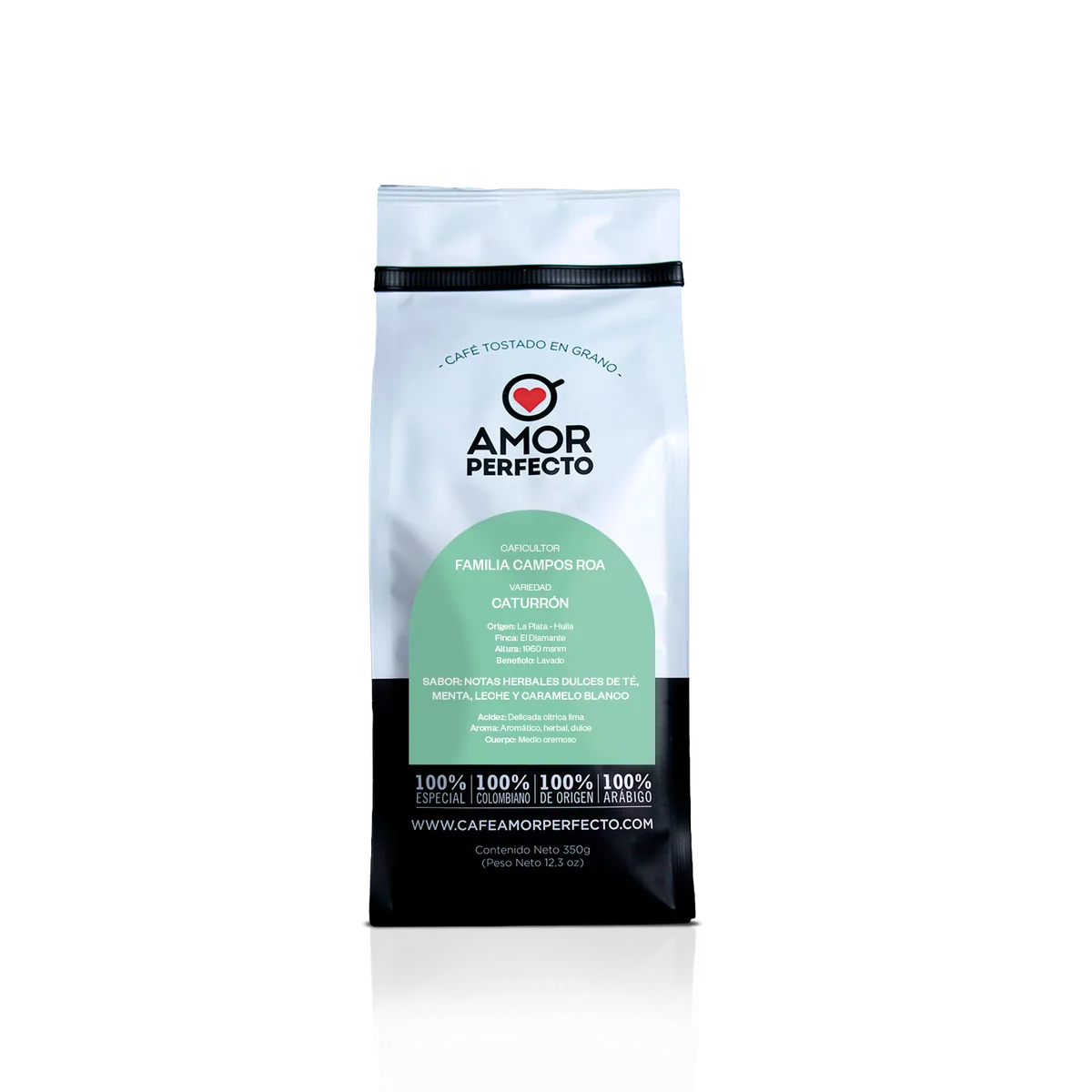 café campos roa caturron lavado 350 gr - colombia coffee by amor perfecto