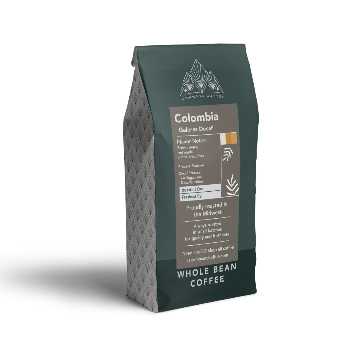 colombia - galeras decaf coffee by command coffee