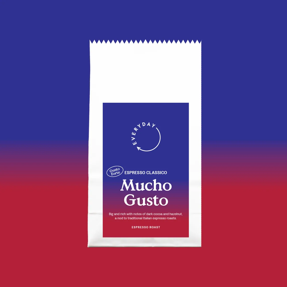mucho gusto espresso blend coffee by everyday coffee