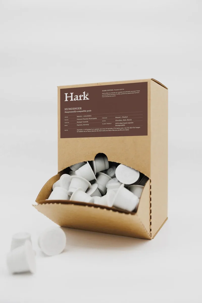 humdinger coffee pods coffee by hark! coffee roasters