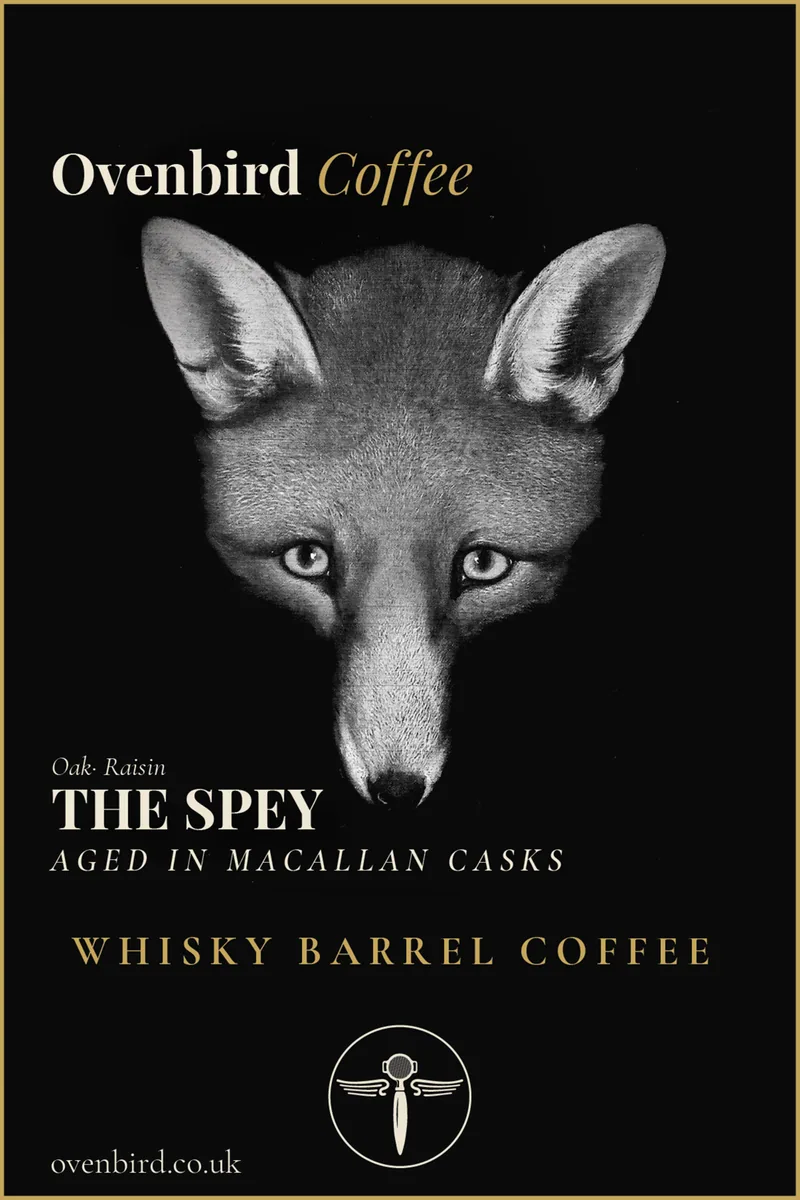 the spey — whisky barrel coffee | macallan coffee by ovenbird coffee roasters