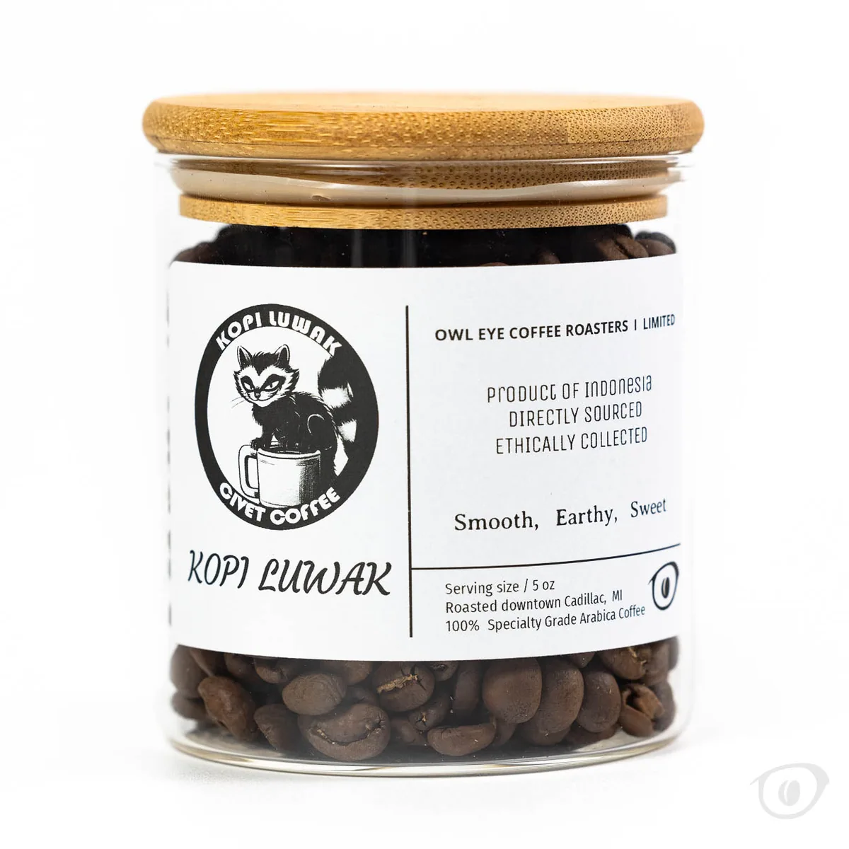 indonesia kopi luwak - limited edition coffee by owl eye coffee roasters
