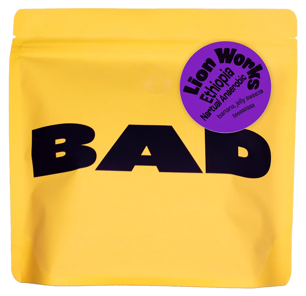Lionworks • Ethiopia Anaerobic Natural • Guji Megadu by Bad Coffee