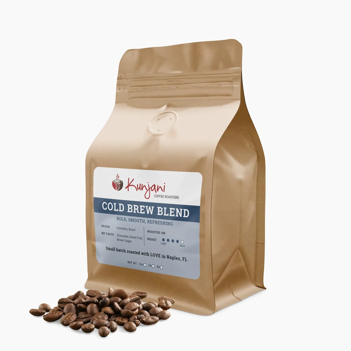 cold brew blend coffee by kunjani craft coffee & gallery