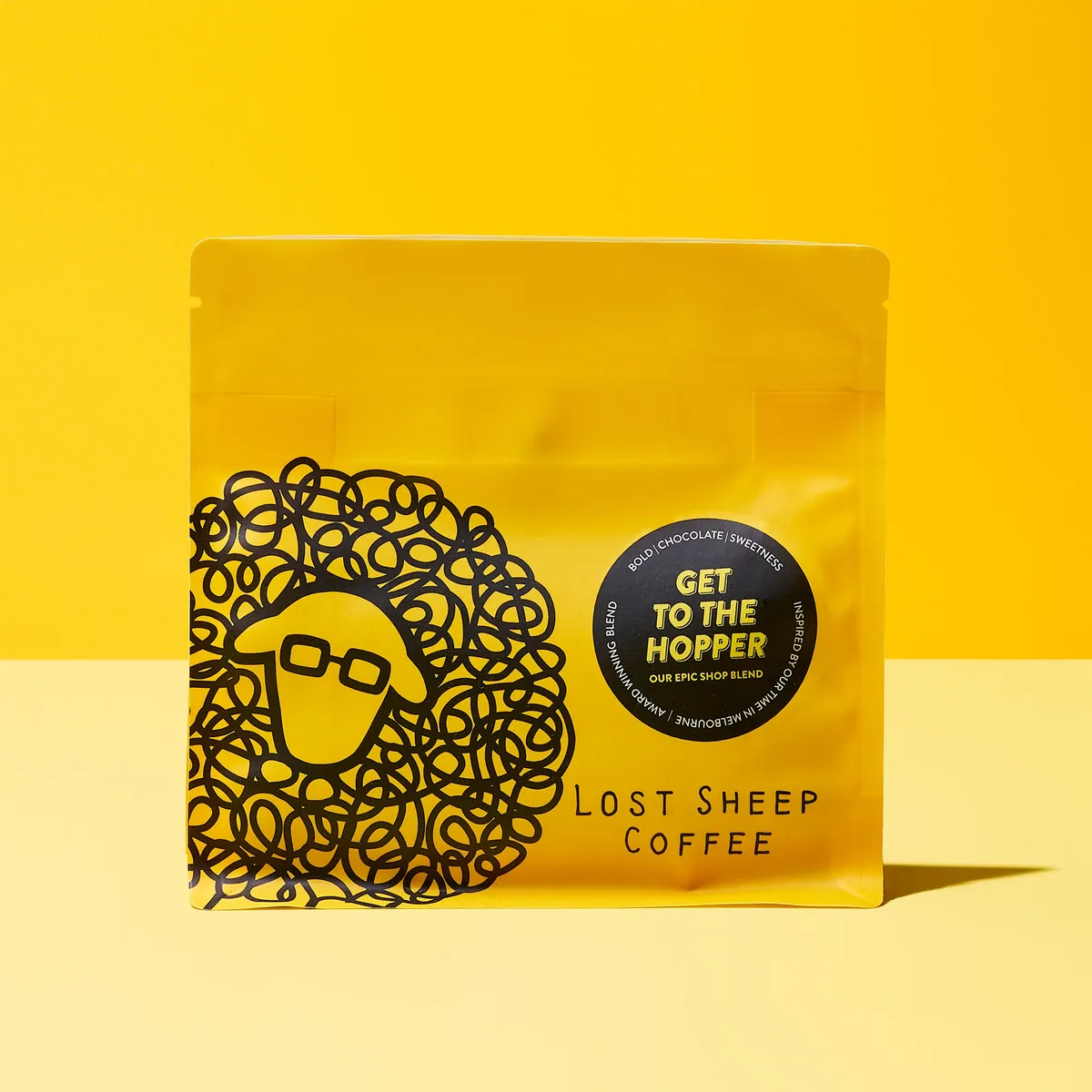 get to the hopper blend | wholesale | chocolate caramel sweetness coffee by lost sheep coffee