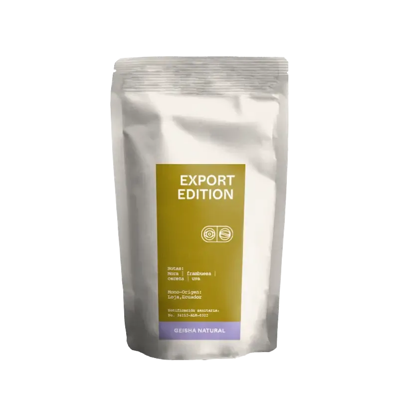 geisha natural - ecuador coffee by coffee relief - specialty coffee shop & roasters - café de especialidad