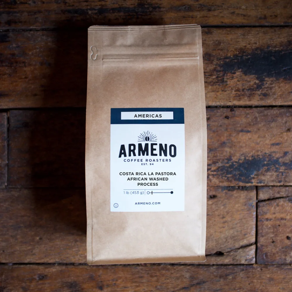 costa rica la pastora african washed process coffee by armeno coffee roasters ltd