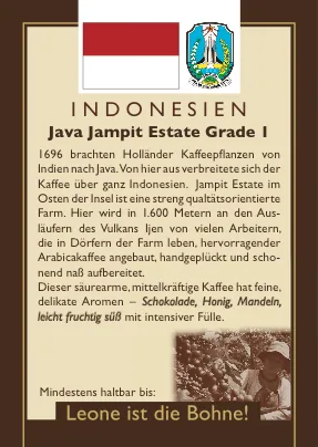 java jampit estate grade i coffee by leone caffè