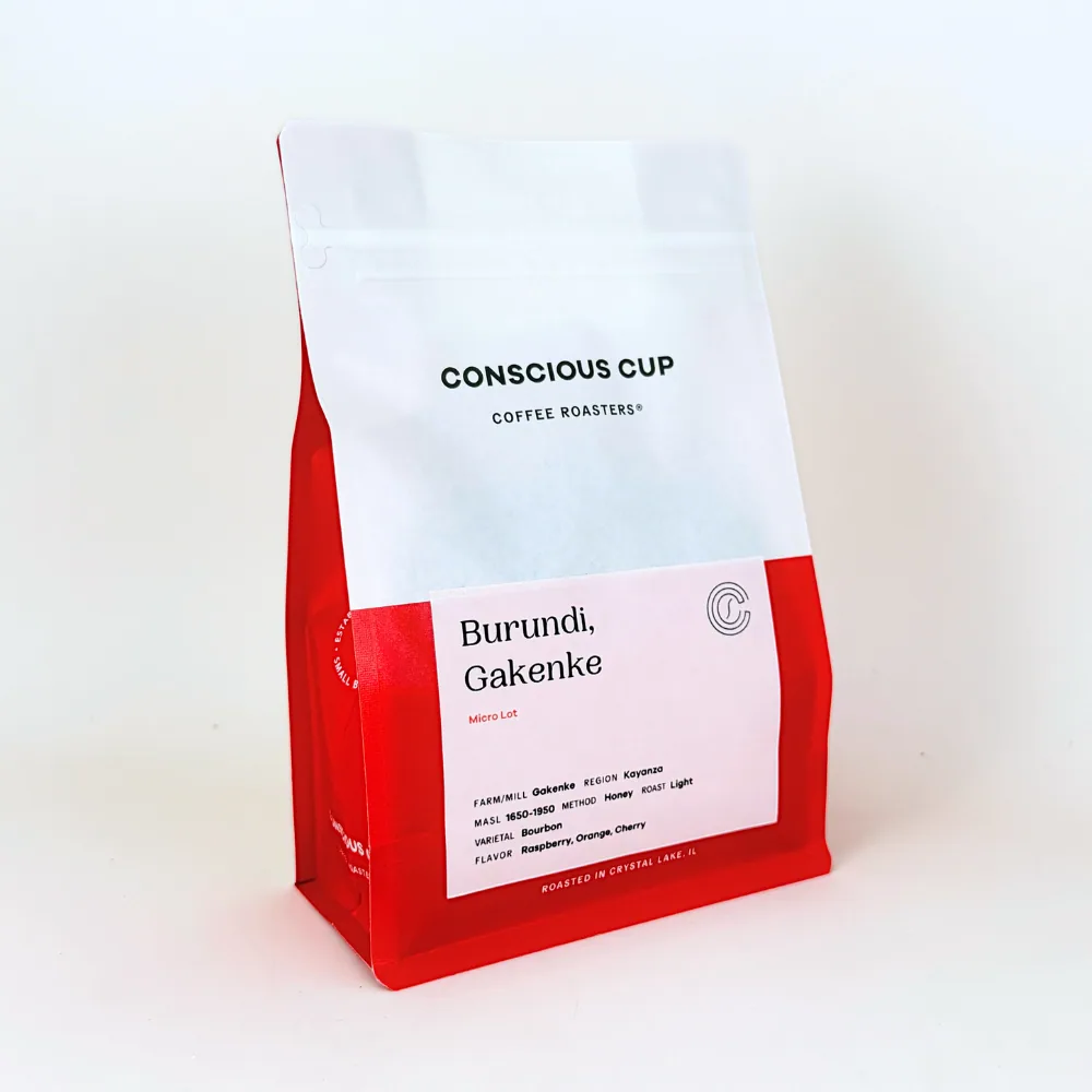 burundi, gakenke coffee by conscious cup coffee roasters - crystal lake