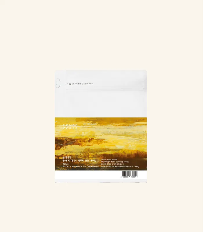원두 볼리비아 솔 데 라 마냐나 카투라 코코 내추럴 - bolivia coffee by momos yeongdo roastery & coffee bar