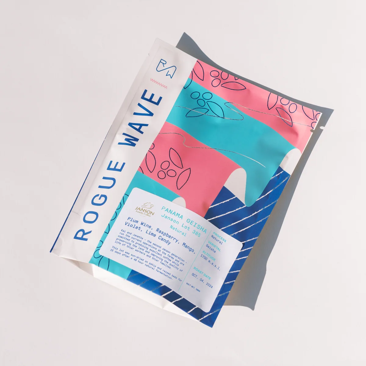 panama - janson geisha lot 385 | natural - 100g - archived - panama coffee by rogue wave coffee