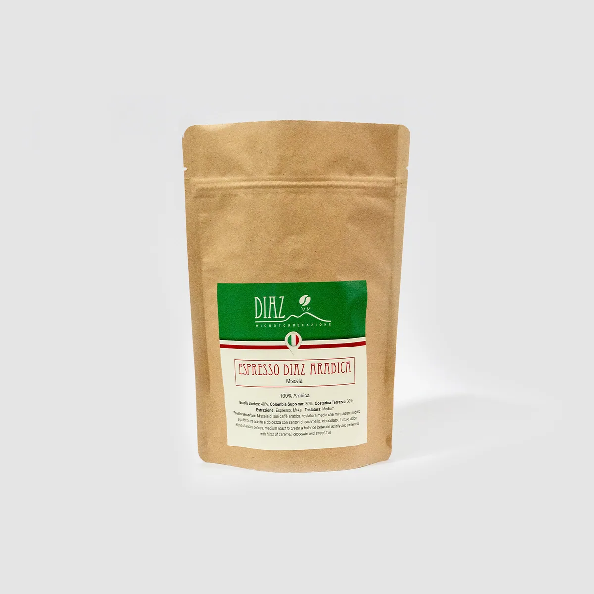miscela diaz arabica 250gr - colombia + costa rica coffee by diaz microtorrefazione