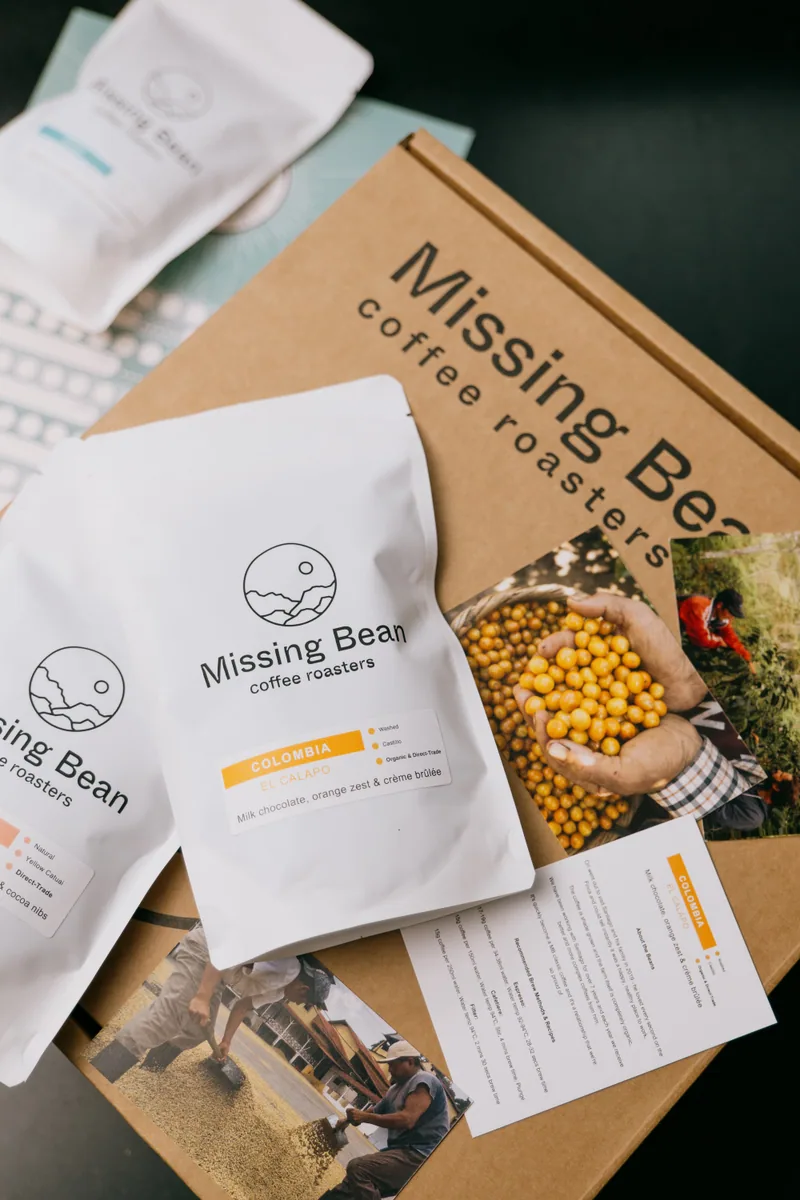 multi-coffee tasting box coffee by missing bean banbury