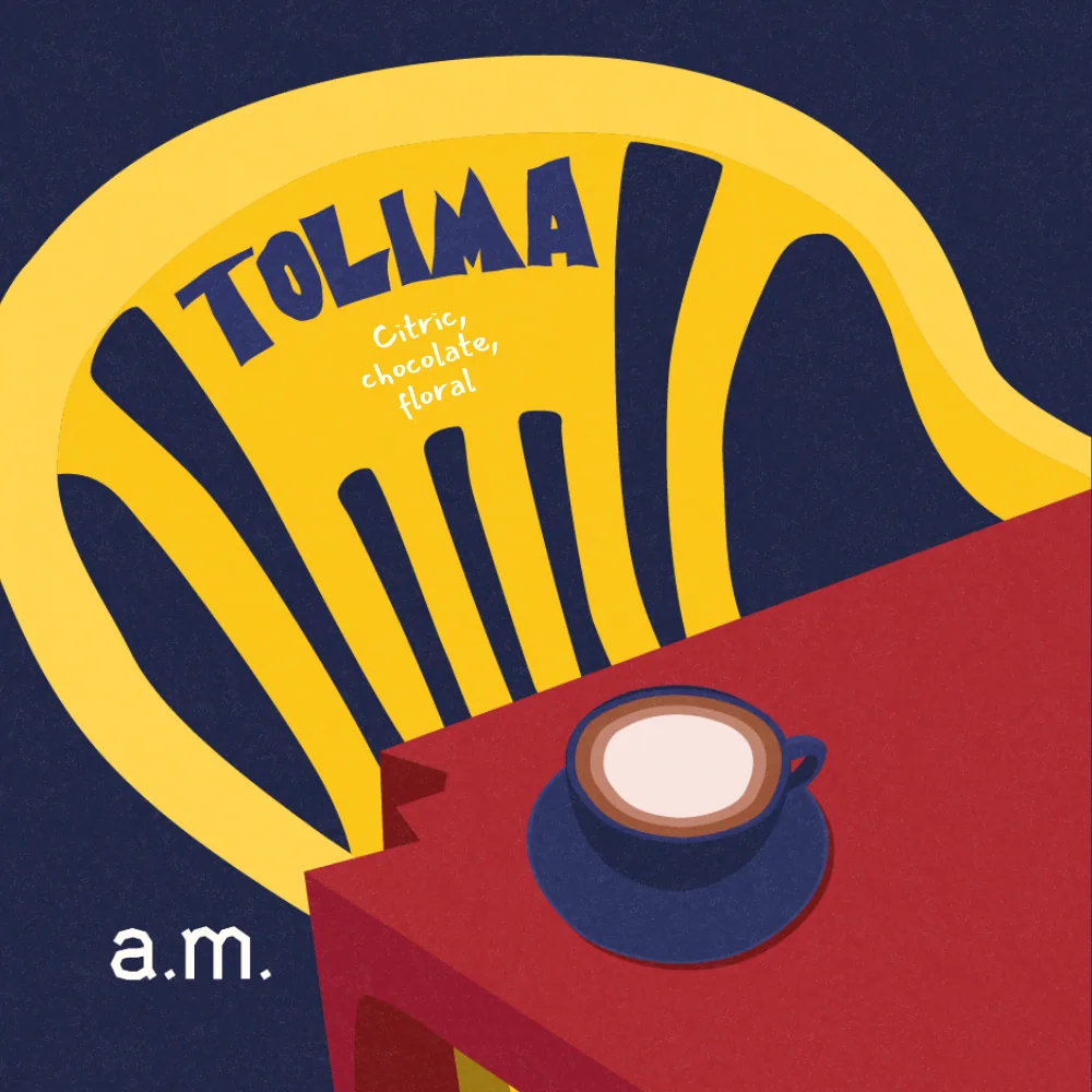 tolima (colombia) - colombia coffee by a.m. coffee & roastery