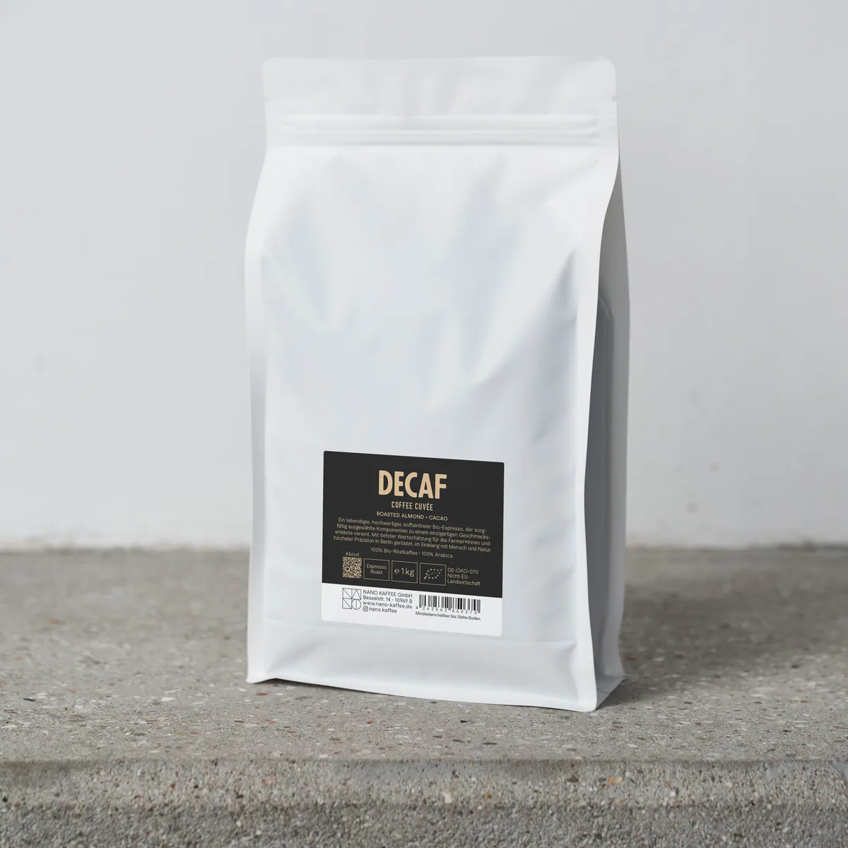 decaf | espresso [organic] - peru + honduras coffee by nano kaffee rösterei
