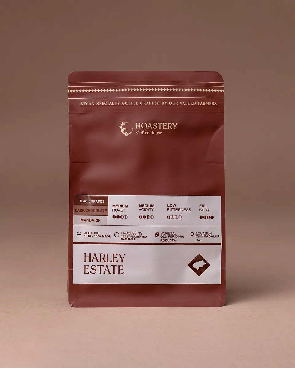 harley estate (robusta) - india coffee by roastery coffee house ! kolkata