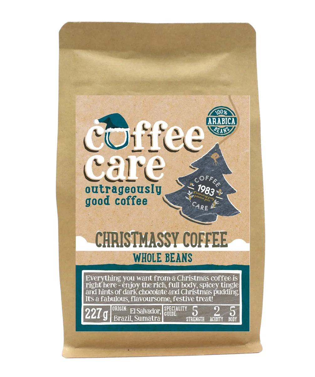 christmassy coffee beans coffee by coffee care (n.c.) ltd