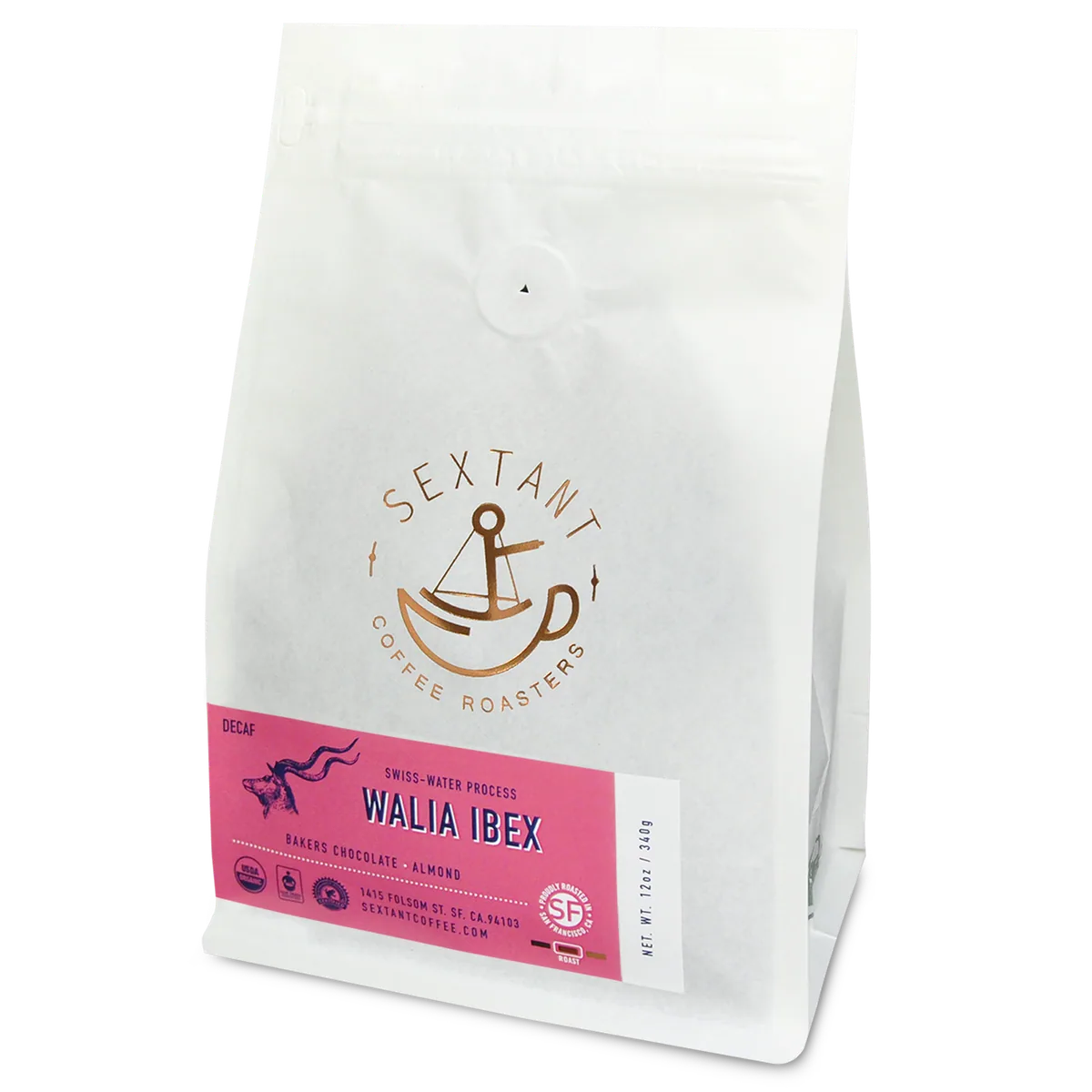 walia ibex - organic decaf coffee coffee by sextant coffee roasters