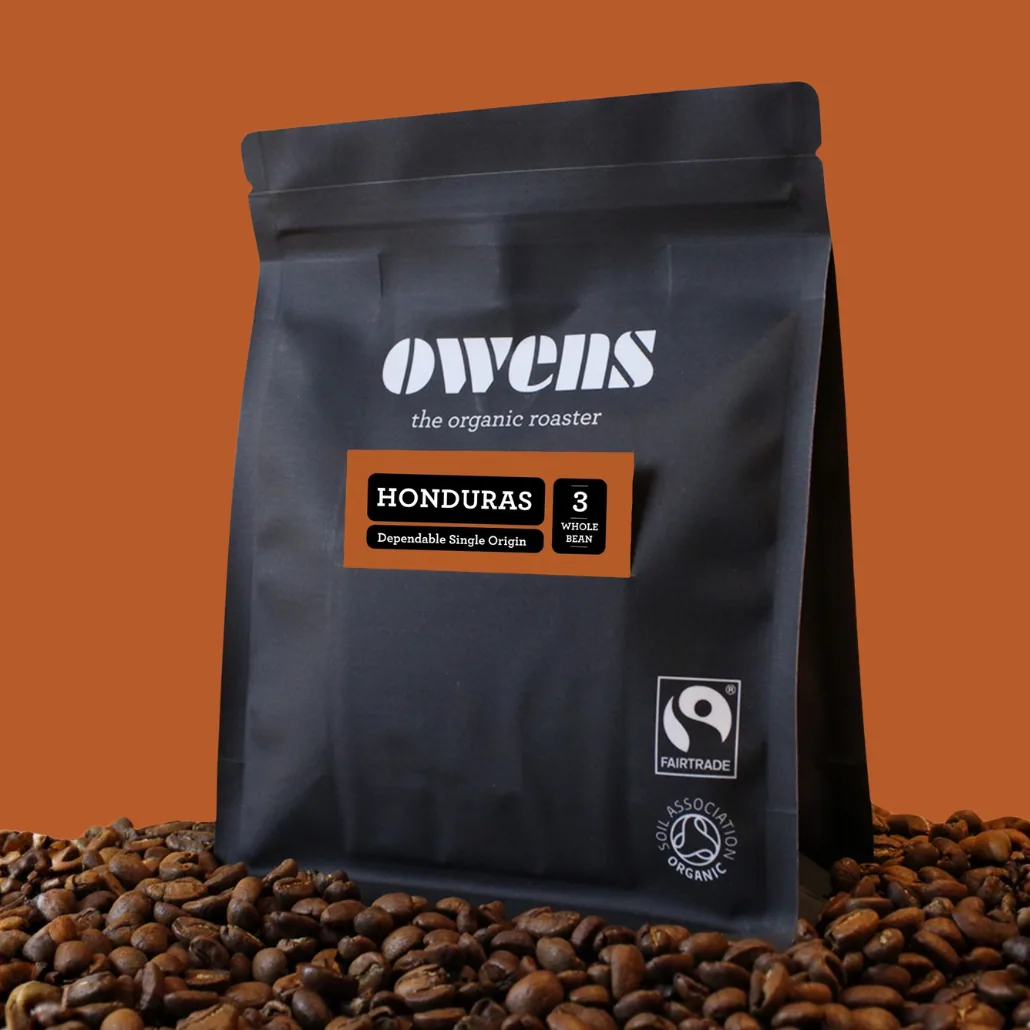 honduras coffee by owens organic coffee roasters